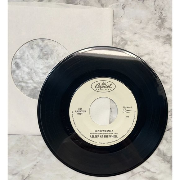 Asleep at the Wheel Lay Down Sally / Hightower 45 Country Capitol Nashville - Picture 3 of 6